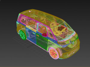 Volkswagen ID Buzz 2023 Model 3D