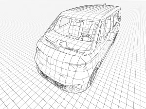 Volkswagen ID Buzz 2023 Model 3D