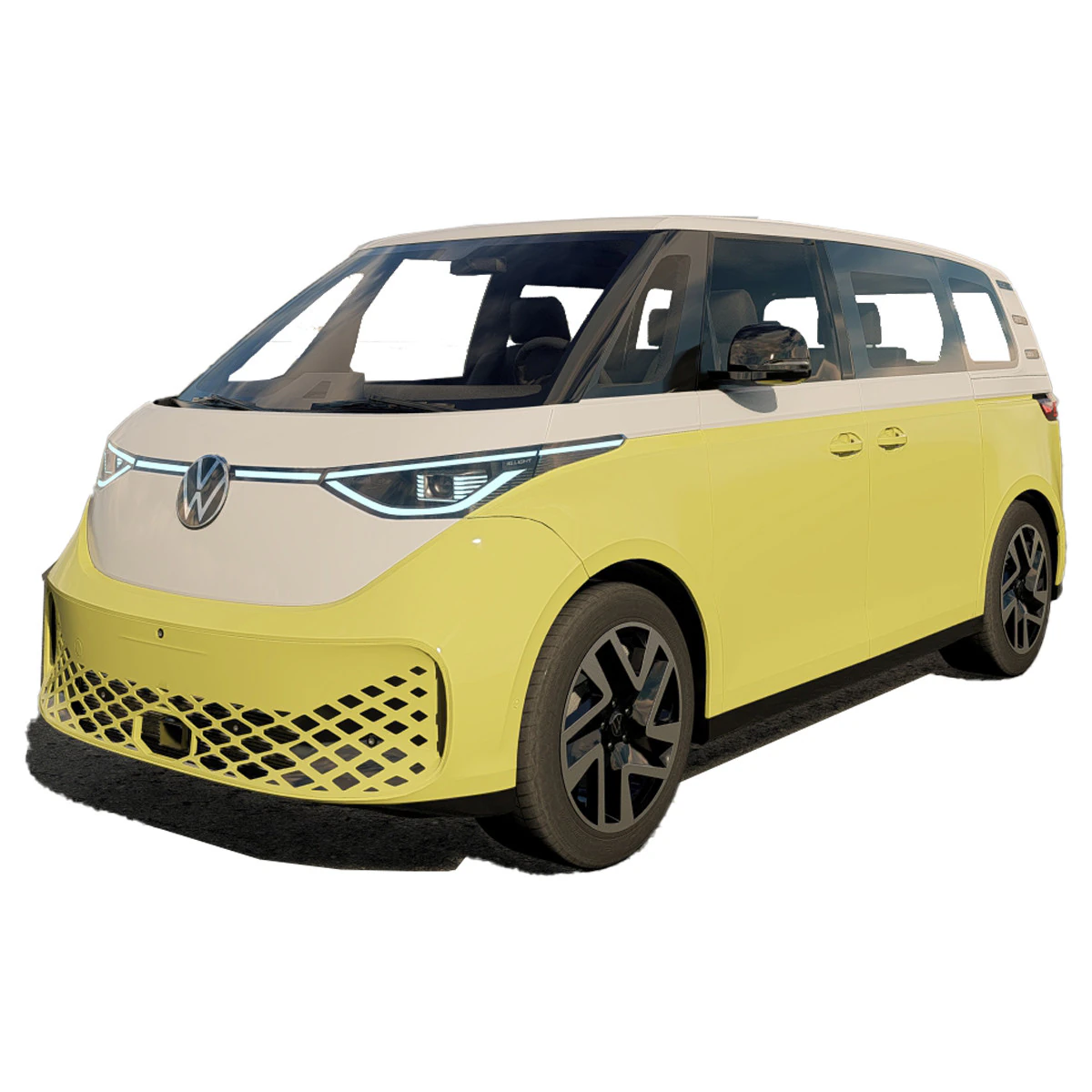 Volkswagen ID Buzz 2023 3D Model .c4d .max .obj .3ds .fbx .stl .blend 