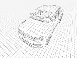 Volkeswage Amarok 2023 3D Модель