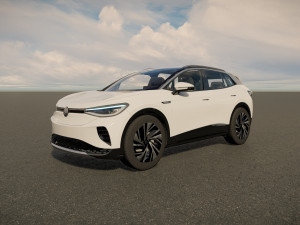 Volkswagen ID4 2023 3Dモデル