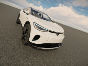 Volkswagen ID4 2023 3Dモデル