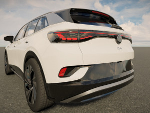 Volkswagen ID4 2023 3Dモデル