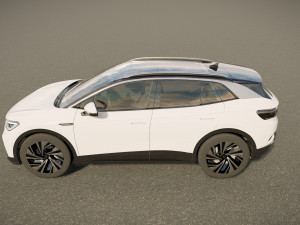 Volkswagen ID4 2023 3Dモデル