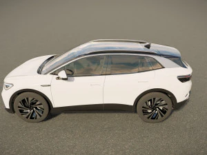 Volkswagen ID4 2023 3D Model
