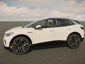 Volkswagen ID4 2023 3D Model