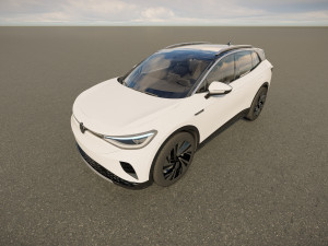 Volkswagen ID4 2023 3Dモデル