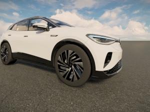 Volkswagen ID4 2023 3Dモデル