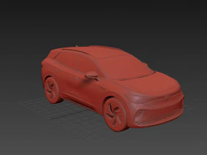 Volkswagen ID4 2023 3D Model