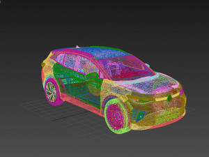 Volkswagen ID4 2023 3Dモデル