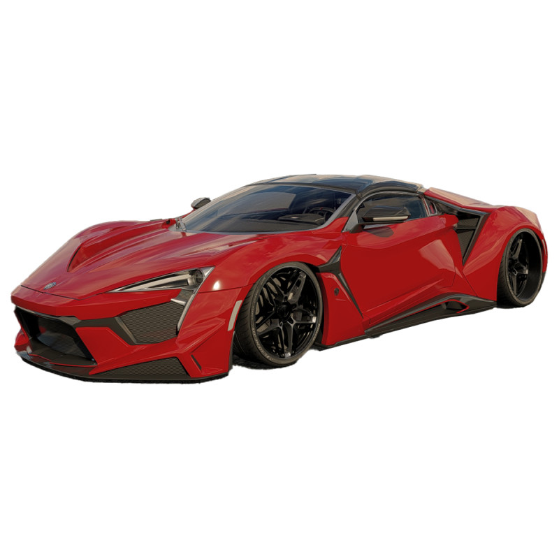 W Motors Fenyr Supersport 3D Model .c4d .max .obj .3ds .fbx .stl .blend 