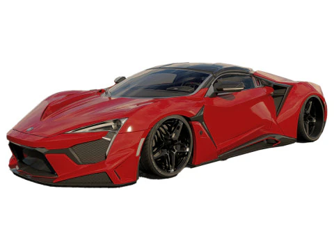 W 모터스 페니르 슈퍼스포츠 3D 모델