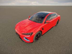 BYD Seal 2024 3D Model