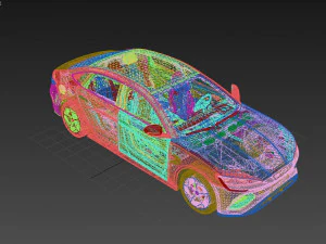 BYD Seal 2024 3D Model