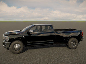 Dodge Ram 3500 Dually 2023 3D Model