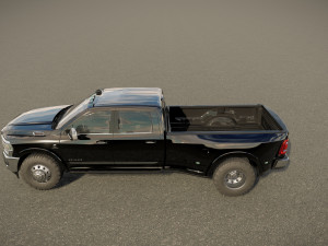 Dodge Ram 3500 Dually 2023 3D Model