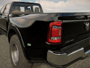 Dodge Ram 3500 Dually 2023 3D Model