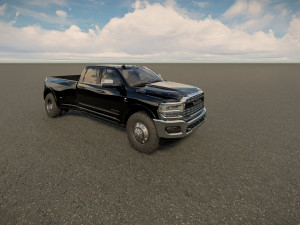 Dodge Ram 3500 Dually 2023 3D Model
