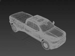 Dodge Ram 3500 Dually 2023 3D Model