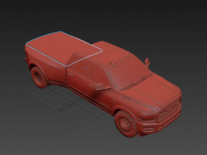 Dodge Ram 3500 Dually 2023 3D Model
