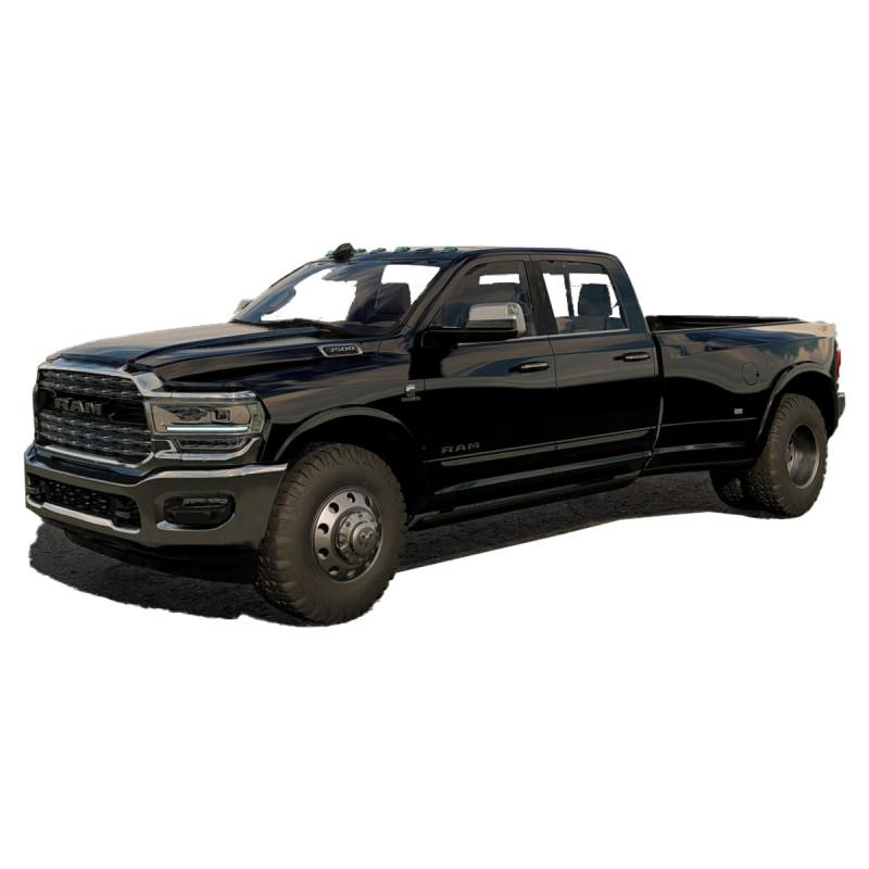 Dodge Ram 3500 Dually 2023 3D Model .c4d .max .obj .3ds .fbx .stl .blend 