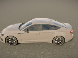 Audi A5 Sportback 2023 Model 3D