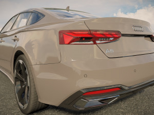 Audi A5 Sportback 2023 Model 3D