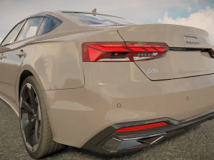 Audi A5 Sportback 2023 3D Model