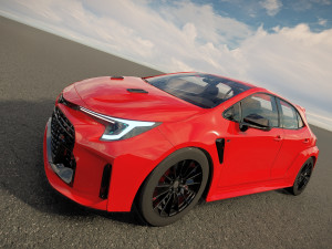 Toyota Corolla GR 2023 3D Model