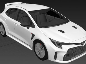 Toyota Corolla GR 2023 3D Model