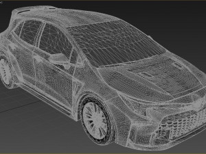 Toyota Corolla GR 2023 3D Model
