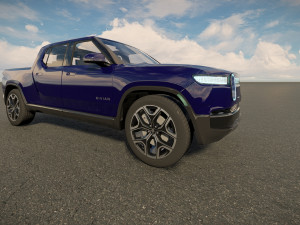 Riv ian R1T 2023 3D 模型