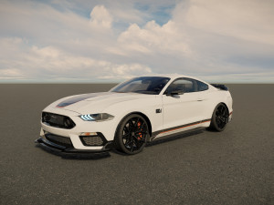 Fo rd Mustang Mach 1 2023 Model 3D
