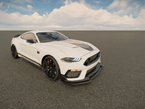 Fo rd Mustang Mach 1 2023 Model 3D