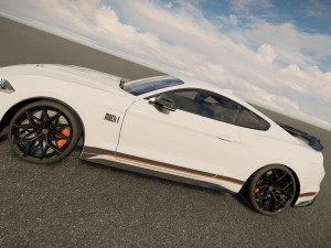 Fo rd Mustang Mach 1 2023 Model 3D