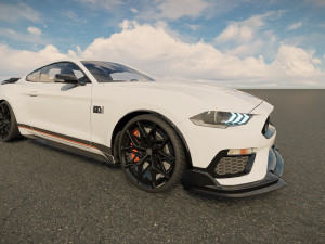 Fo rd Mustang Mach 1 2023 Model 3D