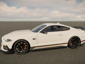 Fo rd Mustang Mach 1 2023 Model 3D