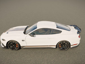 Fo rd Mustang Mach 1 2023 Model 3D