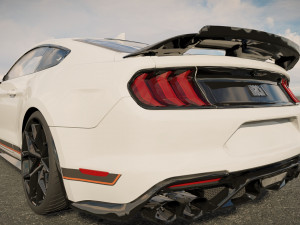 Fo rd Mustang Mach 1 2023 Model 3D