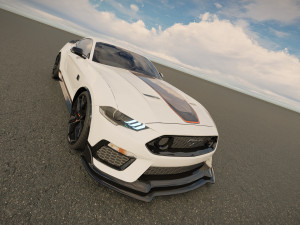 Fo rd Mustang Mach 1 2023 Model 3D