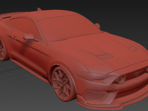 Fo rd Mustang Mach 1 2023 Model 3D