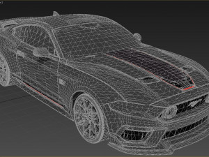 Fo rd Mustang Mach 1 2023 Model 3D
