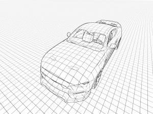 Fo rd Mustang Mach 1 2023 Model 3D