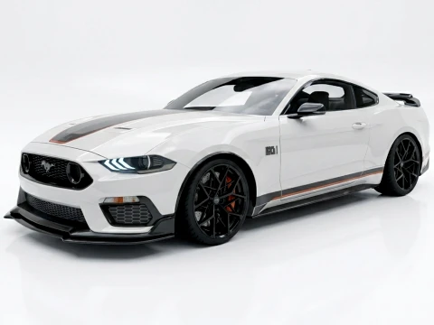 Fo rd Mustang Mach 1 2023 3D Model