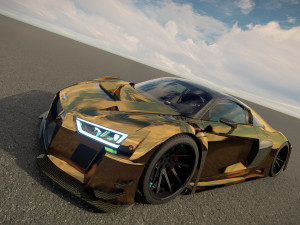 Audi R8 tuned Model 3D