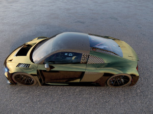Audi R8 tuned Model 3D