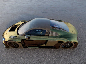 Audi R8 tuned 3D Model