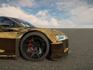 Audi R8 tuned 3D Model