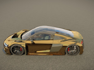 Audi R8 tuned Model 3D