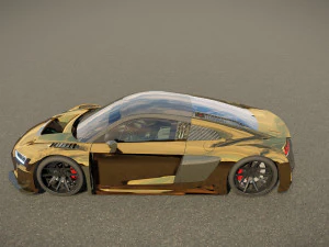 Audi R8 tuned 3D Model